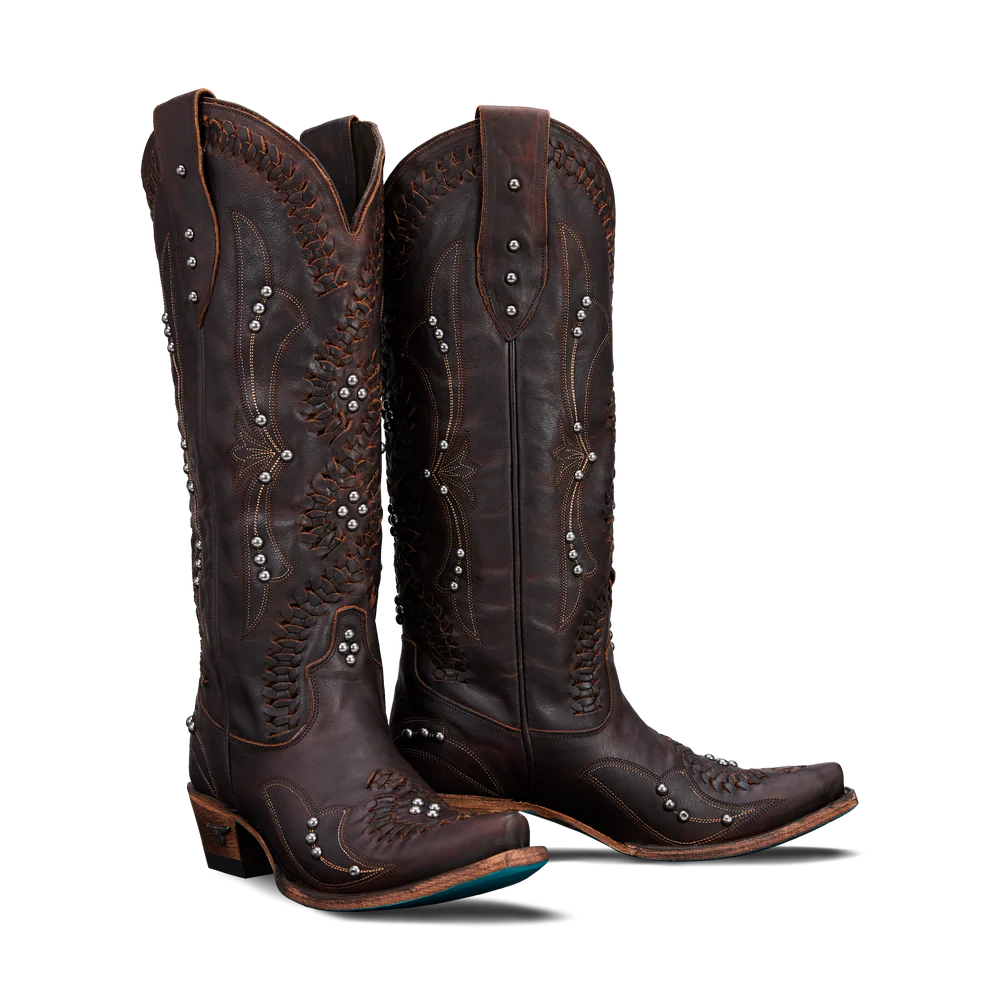 Cossette - Boho Western Boot in Cognac