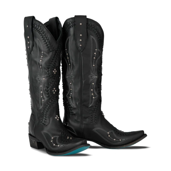 Cossette - Boho Western Boot in Black