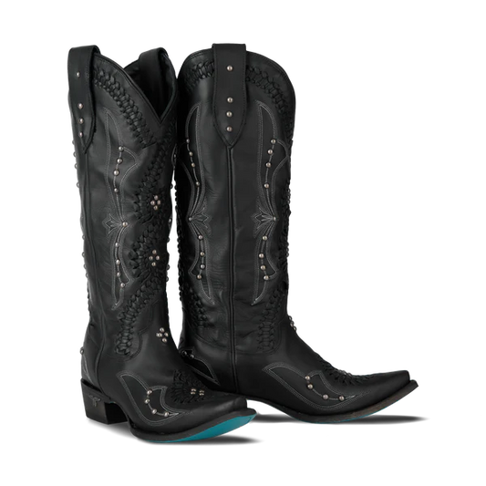 Cossette - Boho Western Boot in Black
