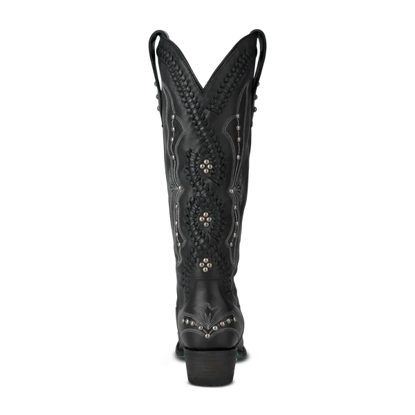 Cossette - Boho Western Boot in Black